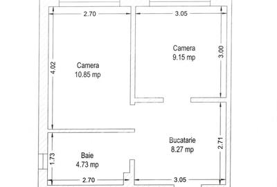 Apartament cu 2 camere decomandat în Circumvalațiunii - 6
