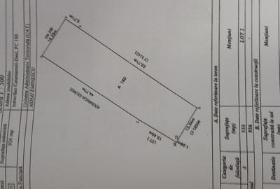 Teren de 936 mp, în Exterior Vest