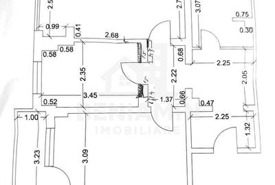 Apartament cu 2 camere decomandat în 1 Mai