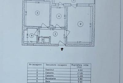 Apartament cu 2 camere decomandat în Tomis Nord
