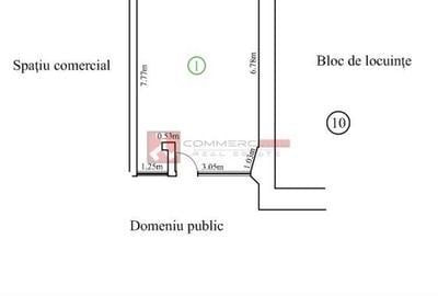 Spațiu comercial, de 56 mp, în Dârste - 9