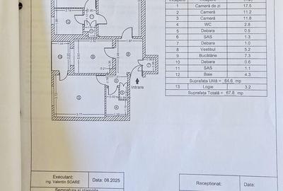 Apartament cu 3 camere decomandat în Sebastian