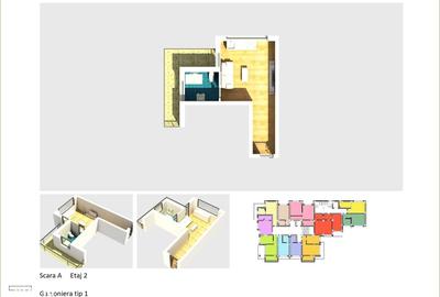 Apartament cu 2 camere în Central