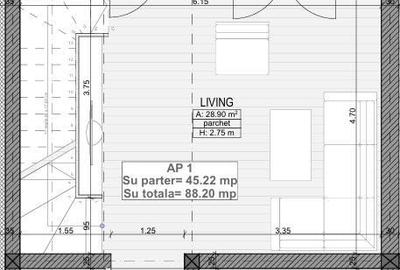 Casă cu 3 camere cu Canalizare în Braytim - 3