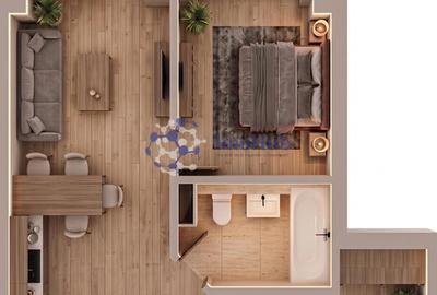 Apartament cu 2 camere semidecomandat în Tătărași - 5