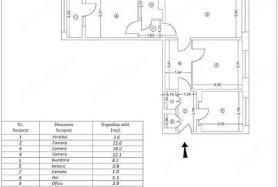 Apartament cu 3 camere semidecomandat în Theodor Pallady - 1