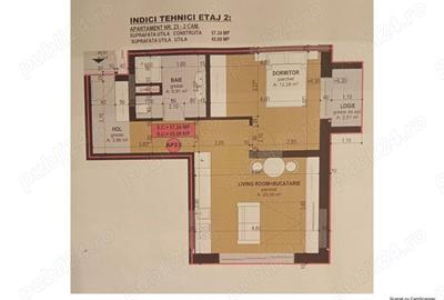 Apartament cu 2 camere în Sânmartin - 7
