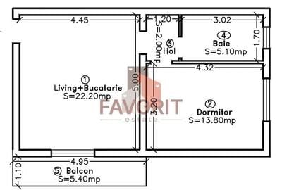 Apartament cu 2 camere semidecomandat în Calea Urseni - 6