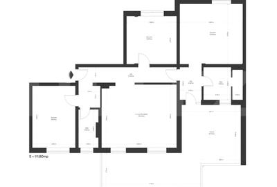 Apartament cu 4 camere decomandat în Ghirodei