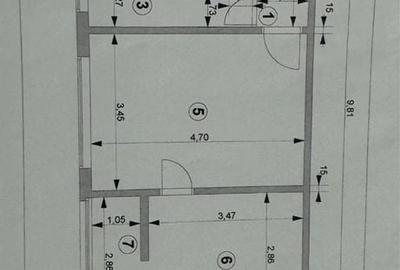 Apartament cu 2 camere semidecomandat în Cuza Vodă