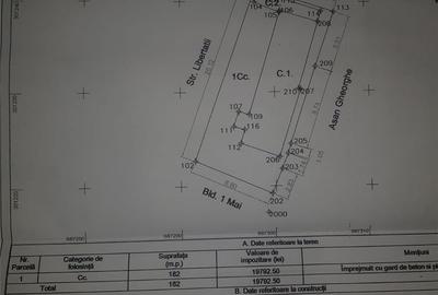 Casă cu 2 camere cu Teren 182 Mp în Centrul Vechi