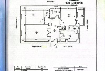 Apartament cu 3 camere decomandat în Central