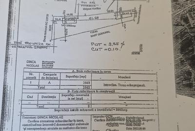Teren Construcții intravilan de 2562 mp, în Săbăreni - 1