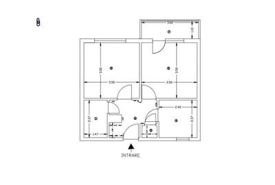 Apartament cu 2 camere decomandat în Central