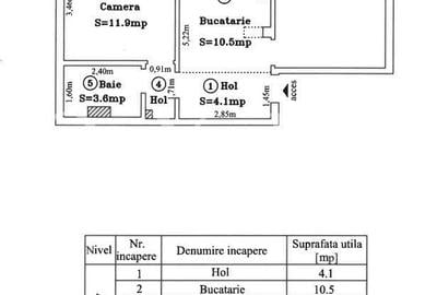 Apartament cu 2 camere în Aradului - 3