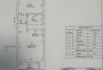 Apartament cu 2 camere, mobilat în Elisabetin