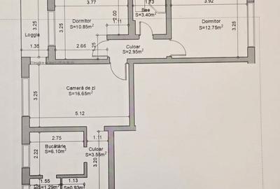 Apartament cu 3 camere semidecomandat, mobilat în Cotroceni - 17