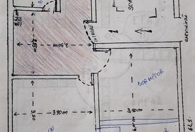 Apartament cu 3 camere în Ipotești - 1