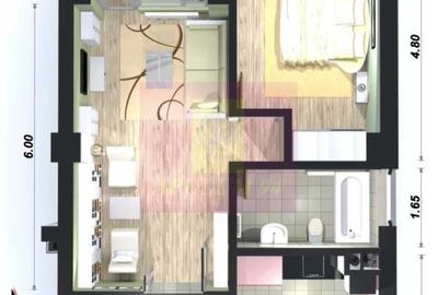 Apartament cu 2 camere în Giulești