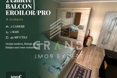 Apartament cu 2 camere semidecomandat, mobilat în Florești