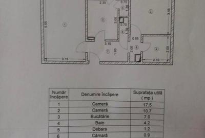 Apartament cu 2 camere în Crângași - 1