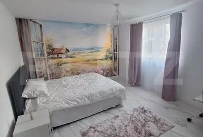 Apartament cu 2 camere semidecomandat, mobilat în Fieni