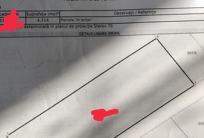 Teren de 4214 mp, în Remecioara - 2