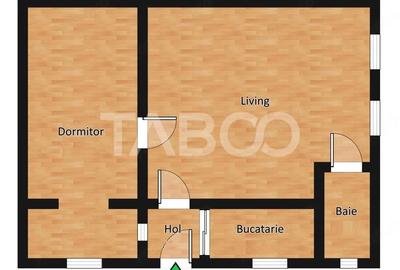 Apartament cu 2 camere nedecomandat în Orașul de Jos - 3