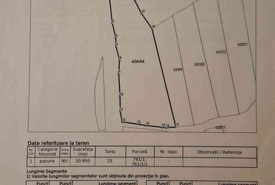 Teren de 20900 mp, în Poduri