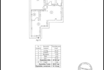 Apartament cu 2 camere semidecomandat în Bucureștii Noi