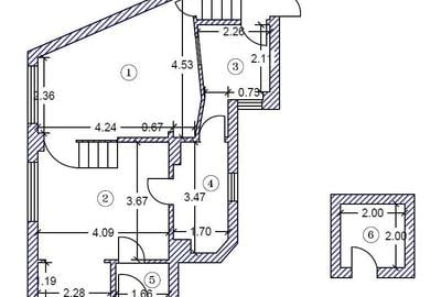 Apartament cu 2 camere în Centrul Istoric