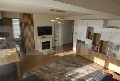 Apartament cu 3 camere semidecomandat, mobilat în Baciu