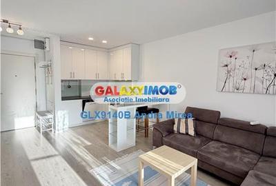 Apartament cu 2 camere semidecomandat, mobilat în Băneasa