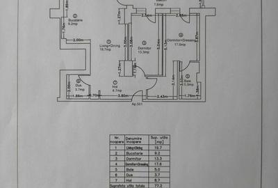 Apartament cu 3 camere decomandat în Central - 5
