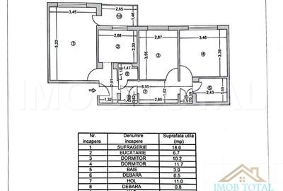 Apartament cu 3 camere decomandat în Trivale - 10