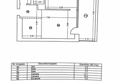 Apartament cu 2 camere nedecomandat în Exterior Vest - 2
