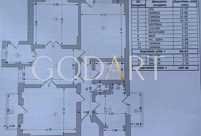 Apartament cu 4 camere circular, mobilat în Calea Călărașilor - 25