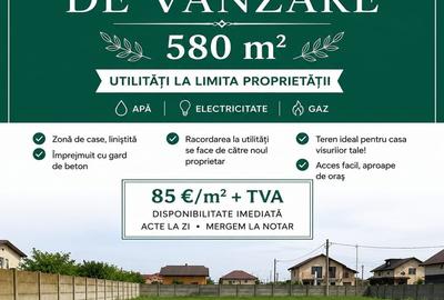 Teren de 598 mp, în Central - 4