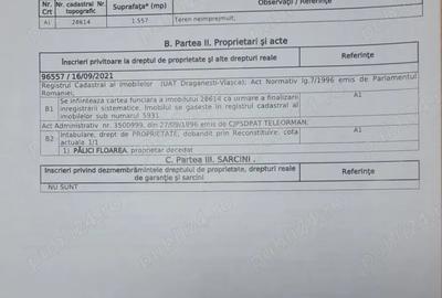 Teren în Văceni - 1