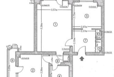 Apartament cu 2 camere semidecomandat, mobilat în Apărătorii Patriei - 6