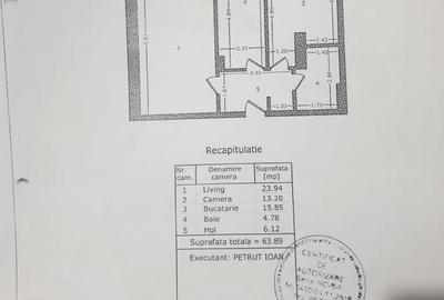 Apartament cu 2 camere decomandat în Lujerului