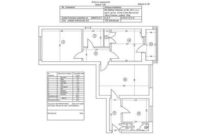 Apartament cu 3 camere semidecomandat în Calea București