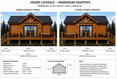 Casă cu 3 camere cu Teren 1000 Mp în Bran - 16
