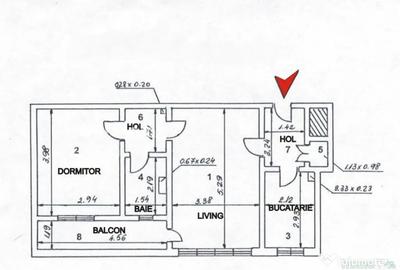 Apartament cu 2 camere semidecomandat în Drumul Taberei