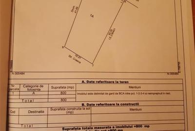Teren Construcții intravilan de 800 mp, în Kamsas - 2