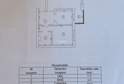 Apartament cu 2 camere decomandat în Canta