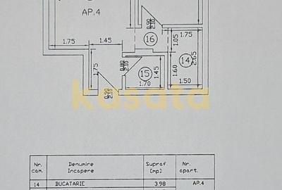 Apartament cu 2 camere semidecomandat în Dobroești