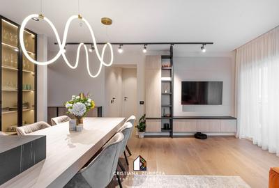 Apartament cu 3 camere decomandat, mobilat în Barbu Văcărescu