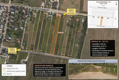 Teren de 5252 mp, în Berceni
