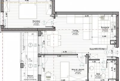 Apartament cu 3 camere semidecomandat, mobilat în Zorilor - 9